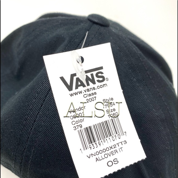 VANS Allover it Men’s SnapBack Black Floral Cap - Picture 5 of 8